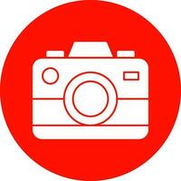 Photo Camera Vector Icon Design