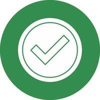 Checked Vector Icon Design