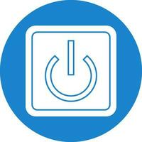 Power Button Off Vector Icon Design