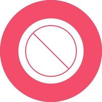 Ban Circle Vector Icon Design