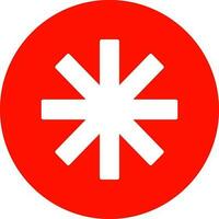 Asterisk Vector Icon Design