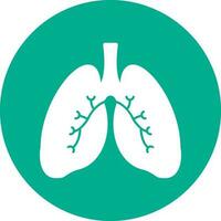 diseño de icono de vector de pulmones