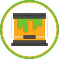 Paint Bucket Vector Icon Design