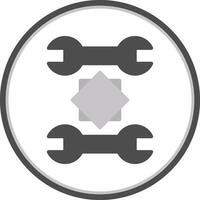 spanner Vector Icon Design
