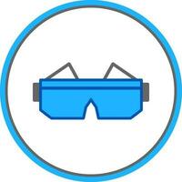 la seguridad gafas de protección vector icono diseño