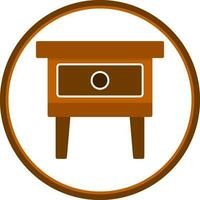 Night Stand Vector Icon Design