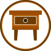 Night Stand Vector Icon Design