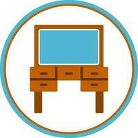 Dressing Table Vector Icon Design