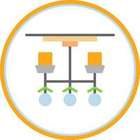 Chandelier Vector Icon Design