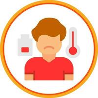 Sick boy Vector Icon Design