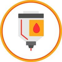 Blood bag Vector Icon Design