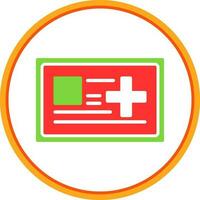 Medical card Vector Icon Design