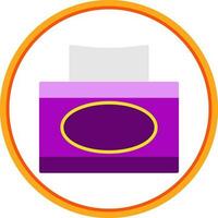 Tissue box Vector Icon Design