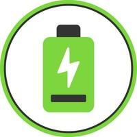 Battery charging Vector Icon Design