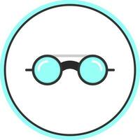 Eyeglasses Vector Icon Design