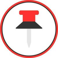 Pin Vector Icon Design