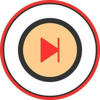 Skip Vector Icon Design