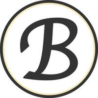 Letter B Vector Icon Design