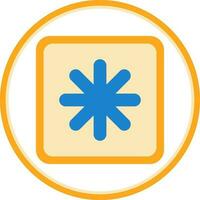 Asterisk Vector Icon Design