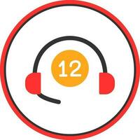 Helpline Vector Icon Design