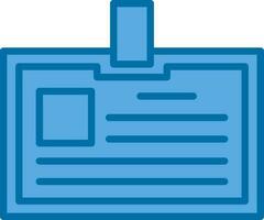 Identification card Vector Icon Design