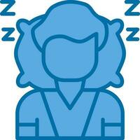 Sleeping Vector Icon Design