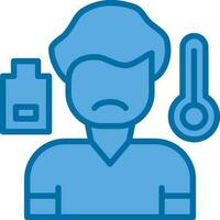 Sick boy Vector Icon Design