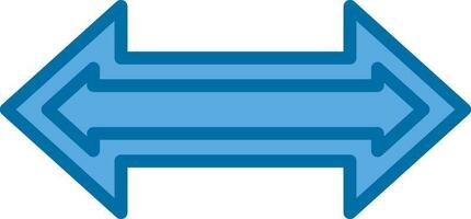 Double arrow Vector Icon Design