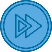 Fast Forward Vector Icon Design