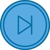 Skip Vector Icon Design