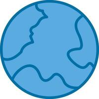 Earth Globe Vector Icon Design
