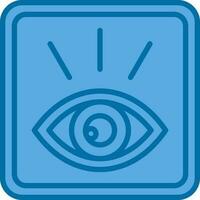 Eye Open Vector Icon Design