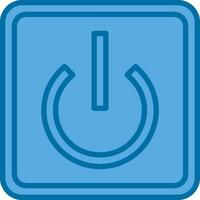 Power Button Off Vector Icon Design