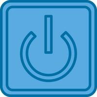 Power Button Off Vector Icon Design