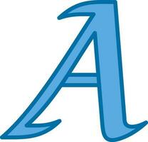 Letter A Vector Icon Design