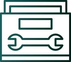 Spanner Vector Icon Design