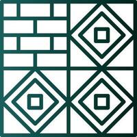 Tiles in Wales Vector Icon Design