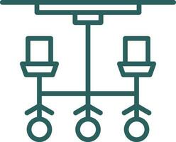 Chandelier Vector Icon Design