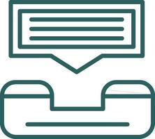 Help line Vector Icon Design