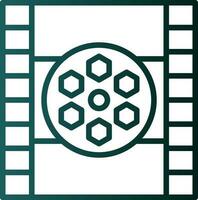 Film reel Vector Icon Design