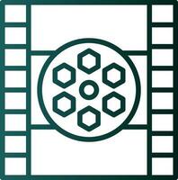 Film reel Vector Icon Design