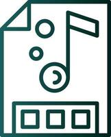 Music file Vector Icon Design