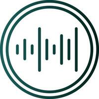 Sound waves Vector Icon Design