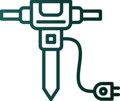 Jackhammer Vector Icon Design