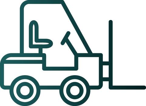 Forklift Vector Icon Design
