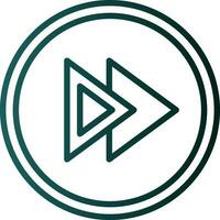 Fast Forward Vector Icon Design