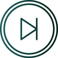 Skip Vector Icon Design