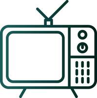 diseño de icono de vector de televisión