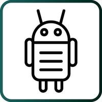 Android Character Vector Icon Design