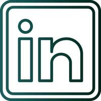 Linkedin Vector Icon Design